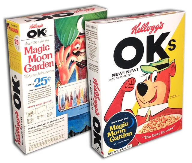 KELLOGG'S OKS (YOGI Bear) CEREAL BOX (BOX ONLY!) 18.00 PicClick