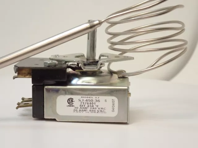 Garland 2176401 Thermostat, Griddle 450F / 240VAC - 30A 480VAC - 20A / SJ-450-36