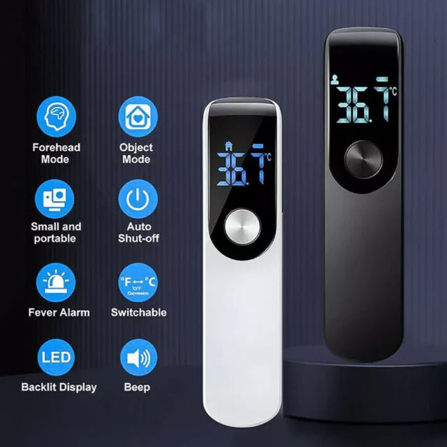 Thermomètre médical bleu digital écran LCD bébé enfant adulte fièvre  température corps