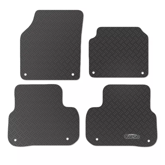 Carsio Tailored Rubber Car Mats for Land Rover Discovery Sport 2014 to 2019