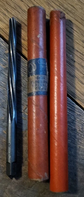 Chicago Latrobe Taper Pin Reamer for size 4 pins HS Spiral Flutes VTG USA