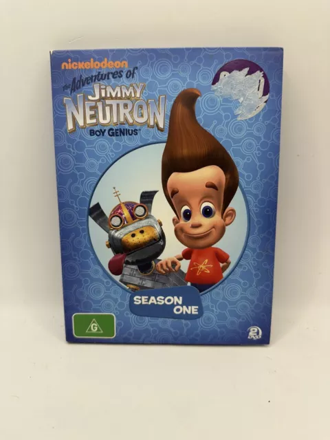 THE ADVENTURES OF Jimmy Neutron Boy Genius Season 1 DVD VGC FREE