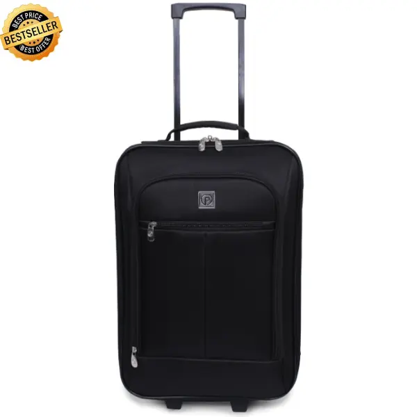 Protege Pilot Case 18" Softside Carry-on Luggage, Black - Free & Fast Delivery
