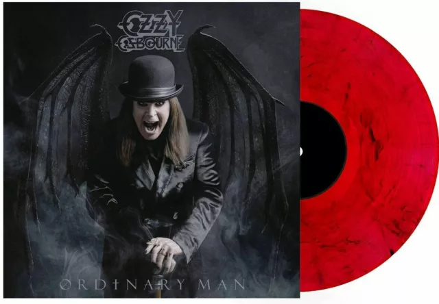 Ozzy Osbourne - Ordinary Man  Red Black Swirl VINYL LP 666 Worldwide  140 GR NEU