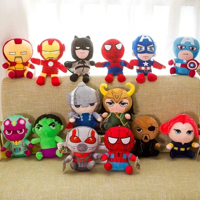 Disney The Avengers Spiderman Cartoon Stuffed Plush Toys