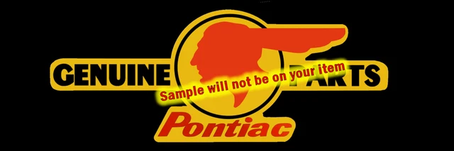 Pontiac Parts 'B' Cars Sales Service Stickers Signs Fridge Magnets Decals
