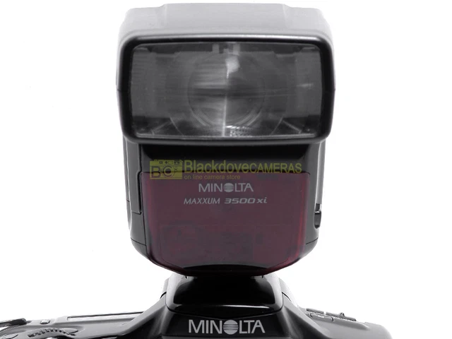 Minolta Flash 3500xi Wireless N° Guide 35 Ttl for Cameras Dynax To Film