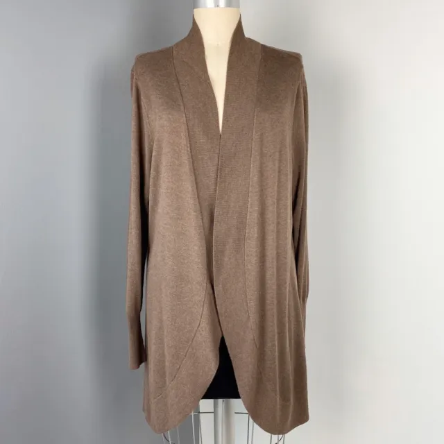 Mossimo Supply Co. Women's Open Front Cardigan Brown Size 4