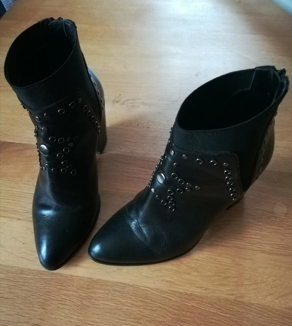 Bottines San Marina Cuir Noir 3