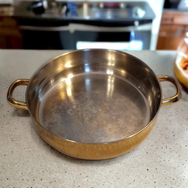 COMMAND PERFORMANCE GOLD Cuisine Cookware Pot 3Ply Stainless Steel 11