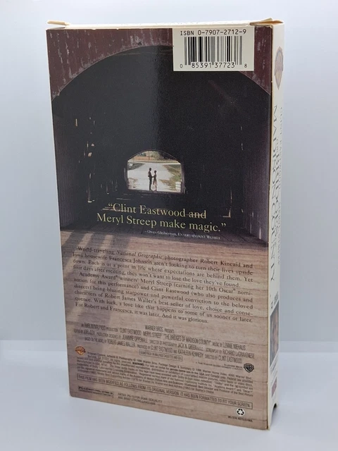 THE BRIDGES OF Madison County (VHS, 1996) $8.99 - PicClick CA