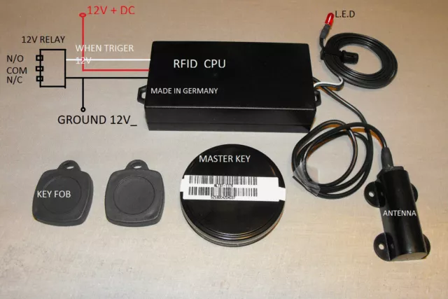 Security RFID Proximity Entry Door Lock Access Control System