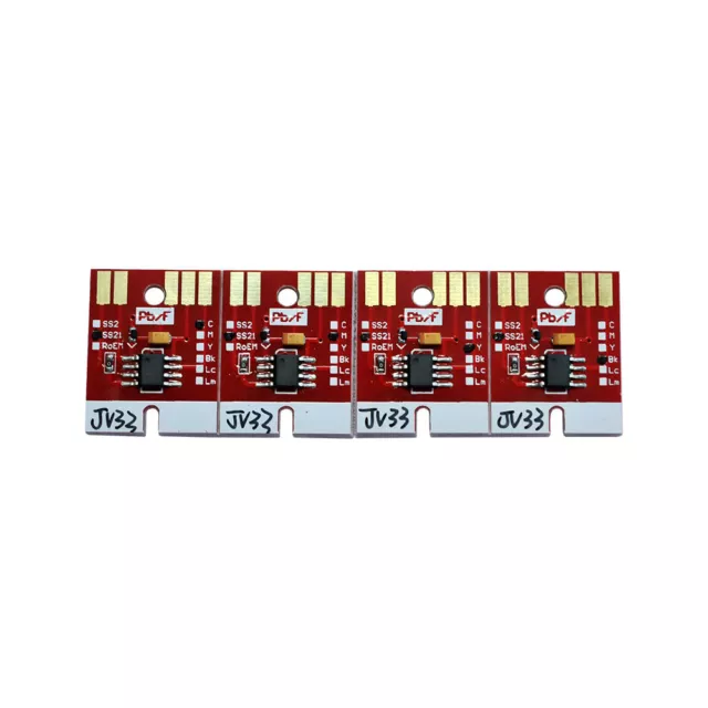 8Pcs Chip Permanent for Mimaki JV33 CJV30 SS21 Cartridge 2 x CMYK Auto Reset 2