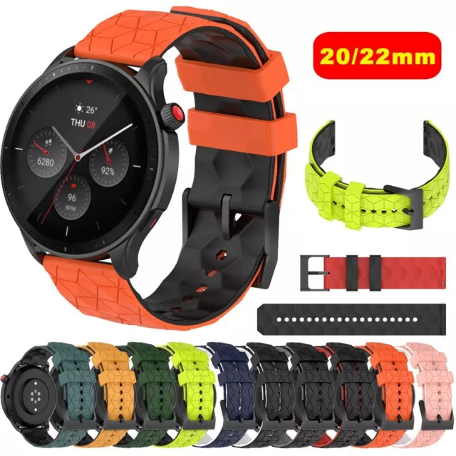 Silicone Strap For Samsung S2 S3 Watch 3 4 Garmin Venu 2 SQ 245 645 Wrist Band