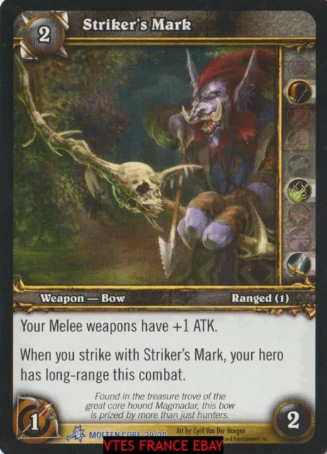 WOW TCG - Striker's Mark #29 RARE / Molten Core ENG
