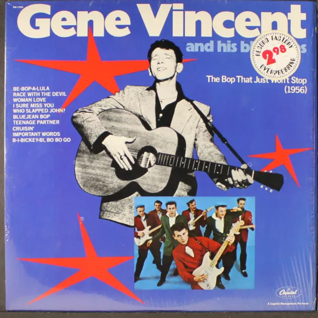 Gene Vincent: The Bop Que Tout Simplement Won'T Stop Capitol 12 " LP 33 RPM