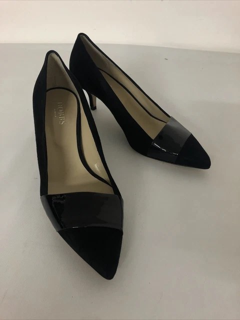HOBBS LADIES BLACK Suede Court Shoes Size 5.5 19.99 PicClick UK