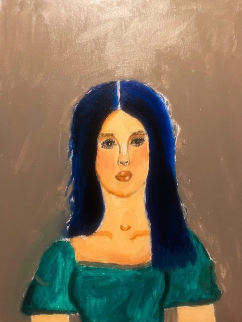 美人画『エメラルドの女神❤️』 EMERALD WOMEN PAINTING $28.42 - PicClick CA