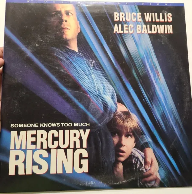NICE Mercury Rising Laserdisc Widescreen Bruce Willis, Alec Baldwin 1998 Pioneer
