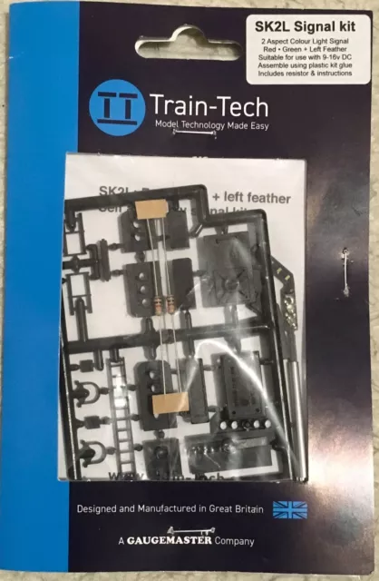 Train-Tech SK2L Signal Kit. Red Green Left Hand Feather 2 Aspect.