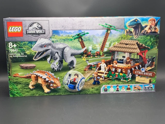 Lego Jurassic World Indominus Rex Vs Ankylosaurus New Sealed Box | My ...