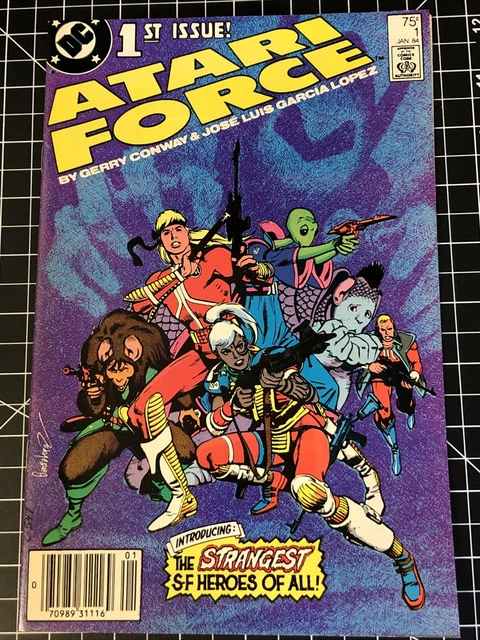 ATARI FORCE #1 NM NEWSSTAND (DC Copper Age comic - 1984) B2