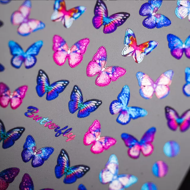 Pegatina brillante punk arte en uñas lentejuelas decoración de uñas deslumbrante manicura ❤