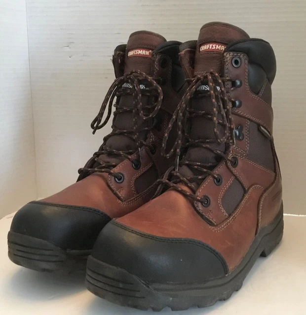 CRAFTSMAN MEN S JAGGER Wheat Leather Waterproof Steel Toe Work Boot Size 12M 69.99 PicClick