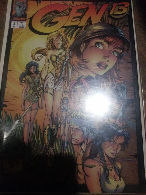 Gen 13 #3 July 1995 Image Comics First Printing Campbell Garner Fairchild NM BIN