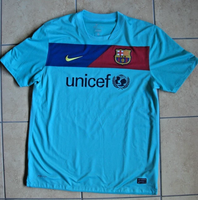 MEN'S UEFA LEO MESSI FC BARCELONA 2010/2011 FOOTBALL SOCCER SHIRT JERSEY SIZE M