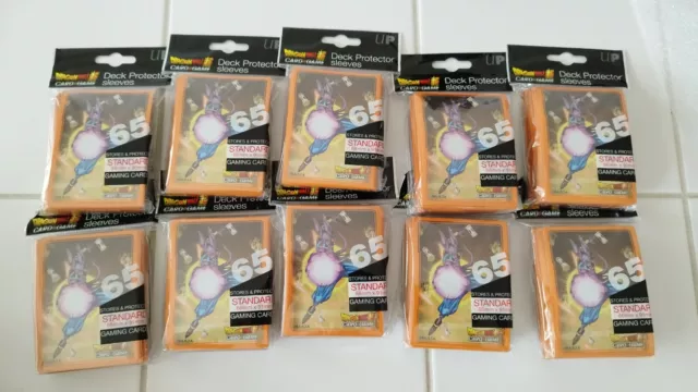 Lot 650 Sleeve Ultra Pro Dragon Ball Super Beerus DBZ God Card Storage