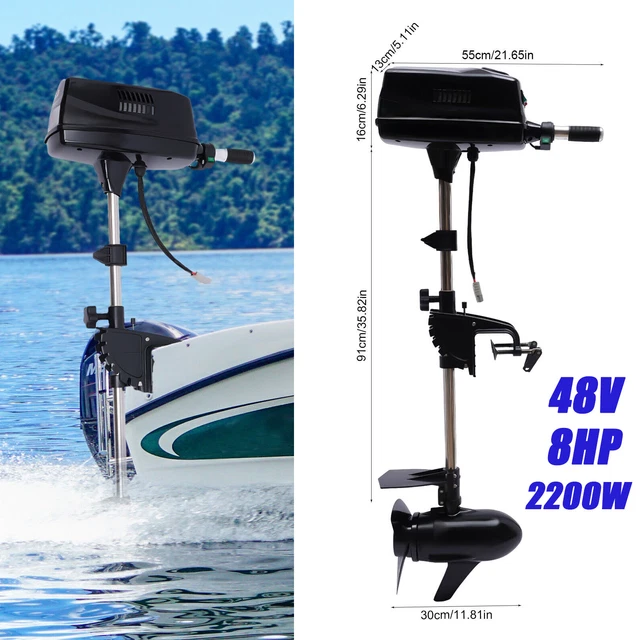 48V 2.2KW ELECTRIC Outboard Motor Fishing Boat Engine Brushless