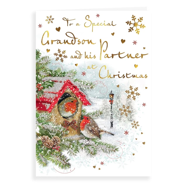 Biglietto di Natale a forma di cane maltese (15,2 x 10,2 cm