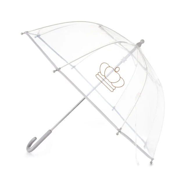 Little Crowns NYC Kid's Dome Shape Clear Umbrella