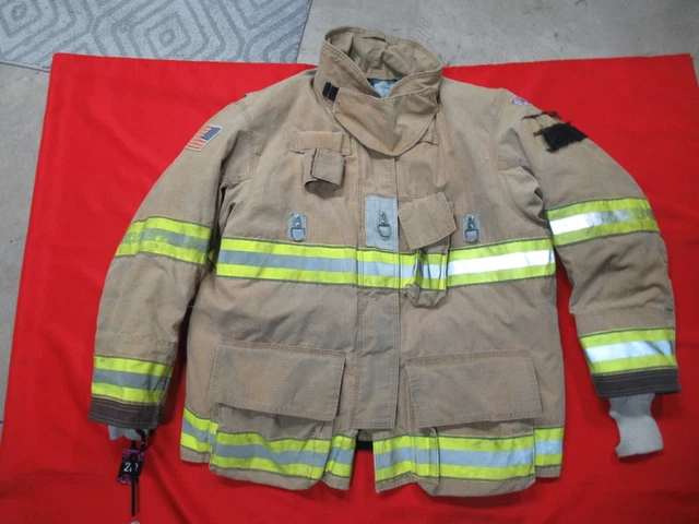 MFG 2009 GLOBE G-XTREME DRD 50 x 32 Firefighter Turnout Bunker COAT JACKET TOW
