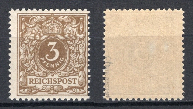 Deutsches Reich 1889 Mi.45cb geprüft signiert Zenker BPP (Krone Adler ex 45-50)