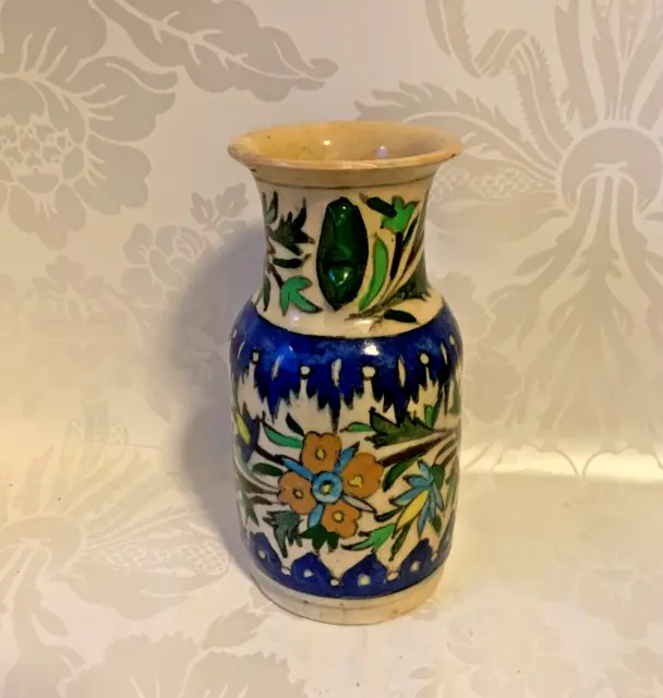 Antique Palestinian Pottery Painted Vase 2