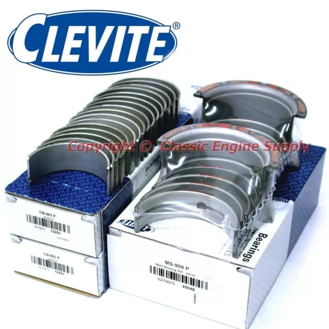 New Clevite .020 Rod & .010 Under Main Bearing Set Chevy 350 327 307 305 302 267