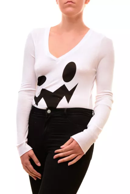 WILDFOX Womens Bodysuit Halloween Couture Boo Kelly White Size S