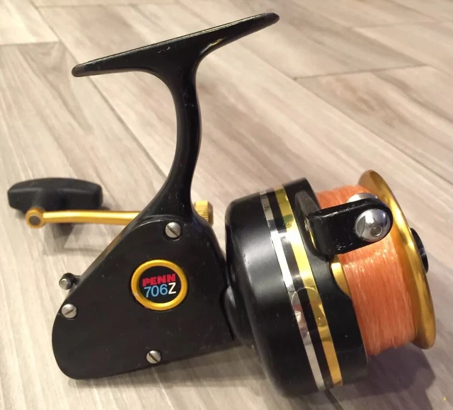 VINTAGE PENN 706Z Fishing Spinning Reel Made in USA New