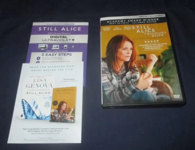 Still Alice (DVD, 2015, Canadian) Kristen Stewart Alec Baldwin Julianne Moore