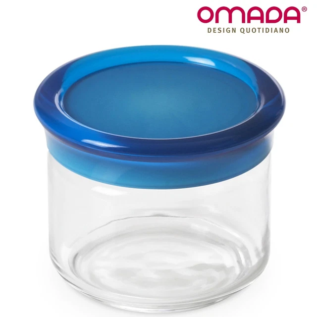 Contenitore ermetico tondo da 570 ml - in plastica, da 13x8x12 cm Contenitore ermetico tondo da 570 ml - in plastica, da 13x8x12 cm