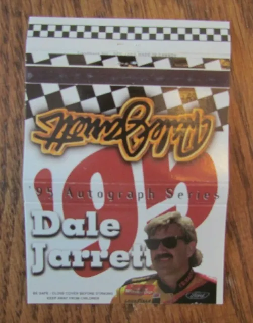 Nascar Racing Car Driver Dale Jarrett Matchbook Cover Empty 1995 Matchcover -D4