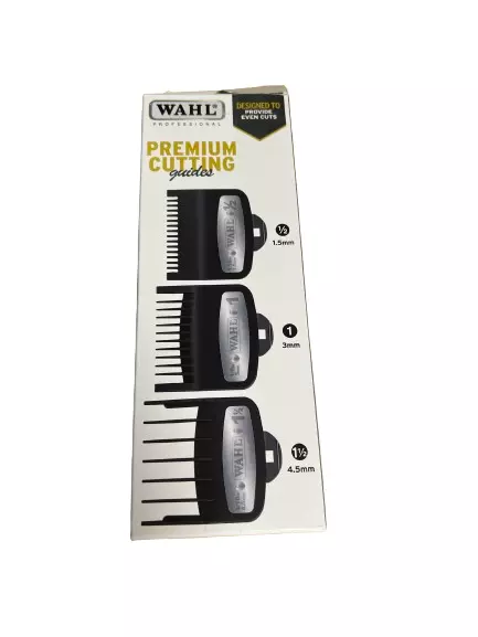 Wahl Premium Cutting Guides 03354-5001 - 3 Premium-Aufsteckkaemme 1,5/3/4,5 mm