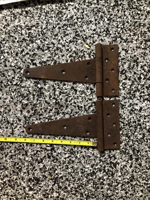 antique barn door T Strap Hinge 8” (set Of 2)