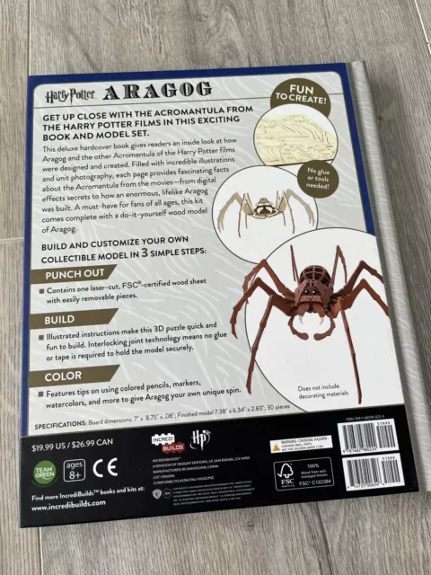 Harry Potter - Aragog Deluxe Book and Model Set / neuwertig 2