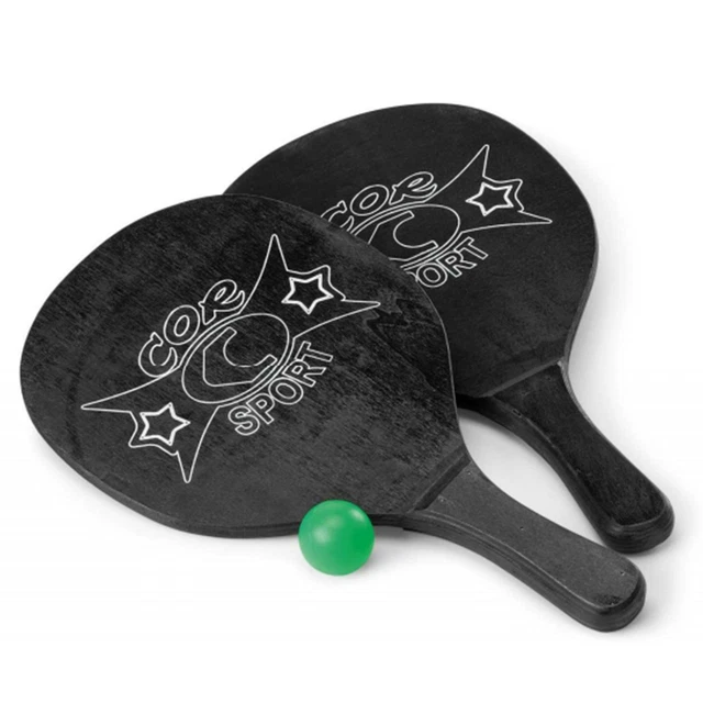 SET 2 RACCHETTONI E Pallina Beach Tennis Corsport Racchettone Legno