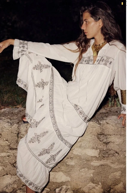ZARA 100% COTTON Voluminous Dress With Embroidery White Size Xs 7521/058 Bnwt 38.14 - PicClick UK ZARA 100% COTTON Voluminous Dress With Embroidery White Size Xs 7521/058 Bnwt 38.14 - PicClick UK