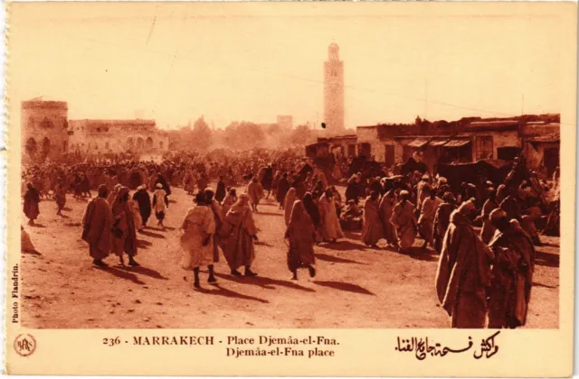 CPA AK MARRAKECH Place Djemaa-el-Fna MOROCCO (1358888)