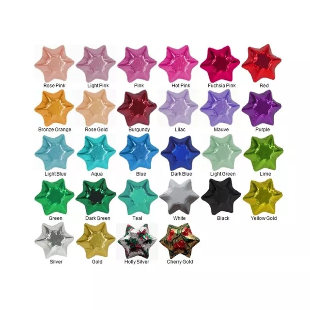 100 Chocolate Stars-Choice of Colours-Made With Cadbury Chocolate-Bulk Discount